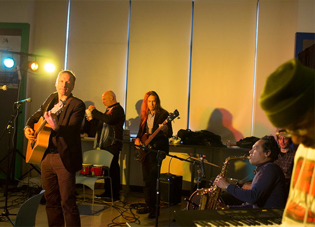 A musical session with The Fortune Society's Creative Arts program and Road Recovery