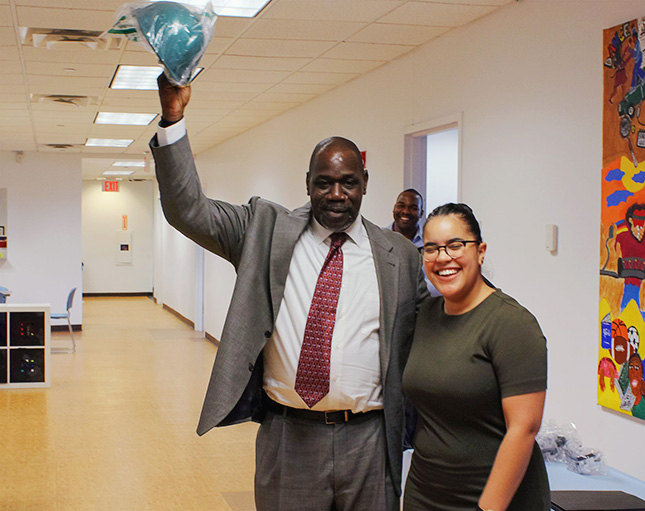 A graduate of The Fortune Society's Green Construction program, who is working hard to obtain a successful job after prison.