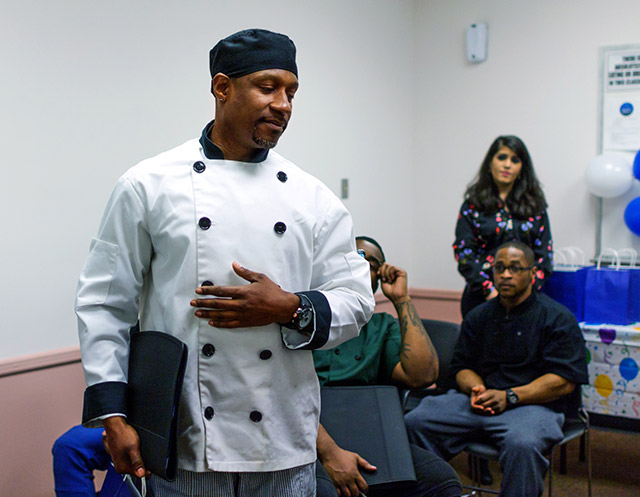 An Employment Services program graduate at The Fortune Society