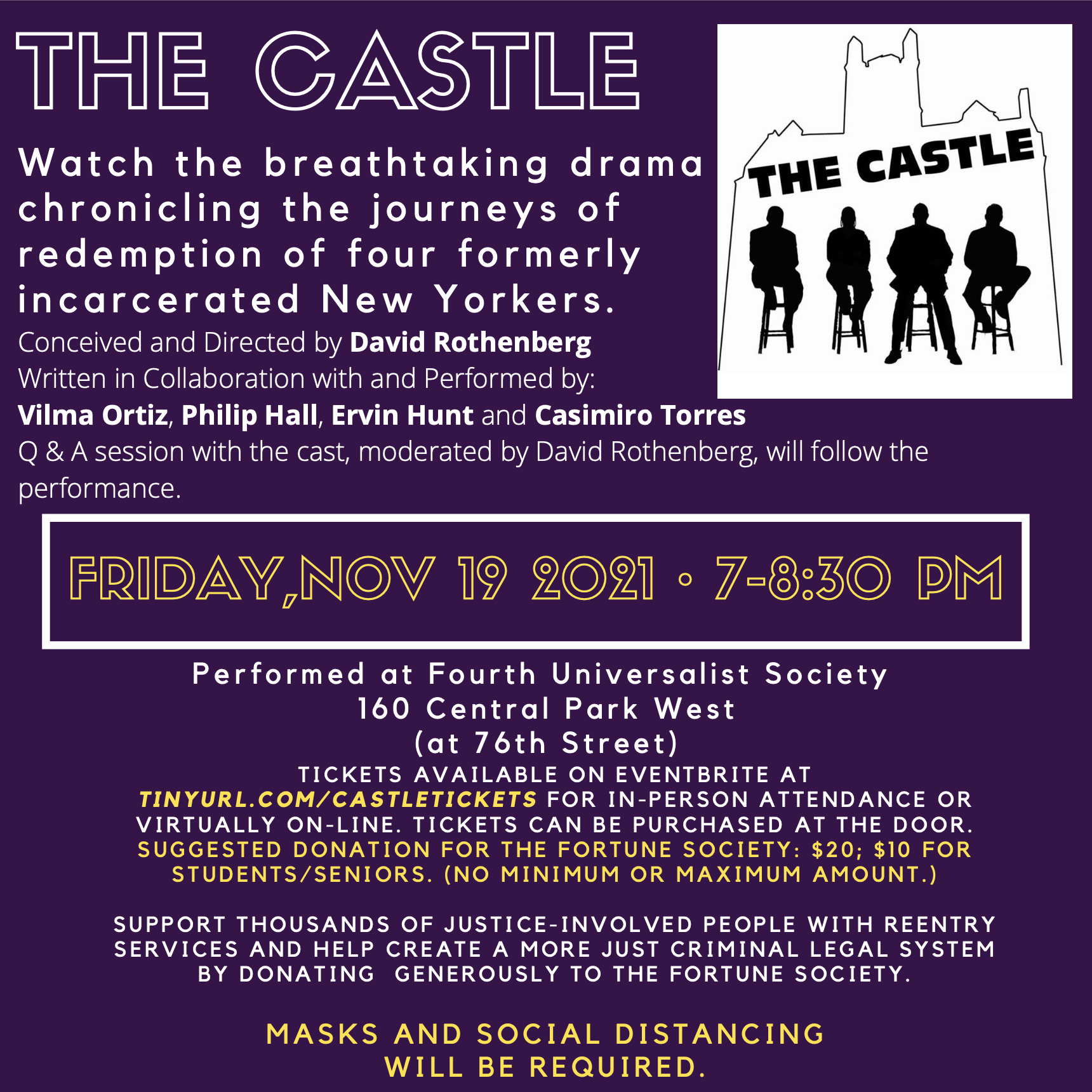 “The Castle” Performance at Fourth Universalist Society