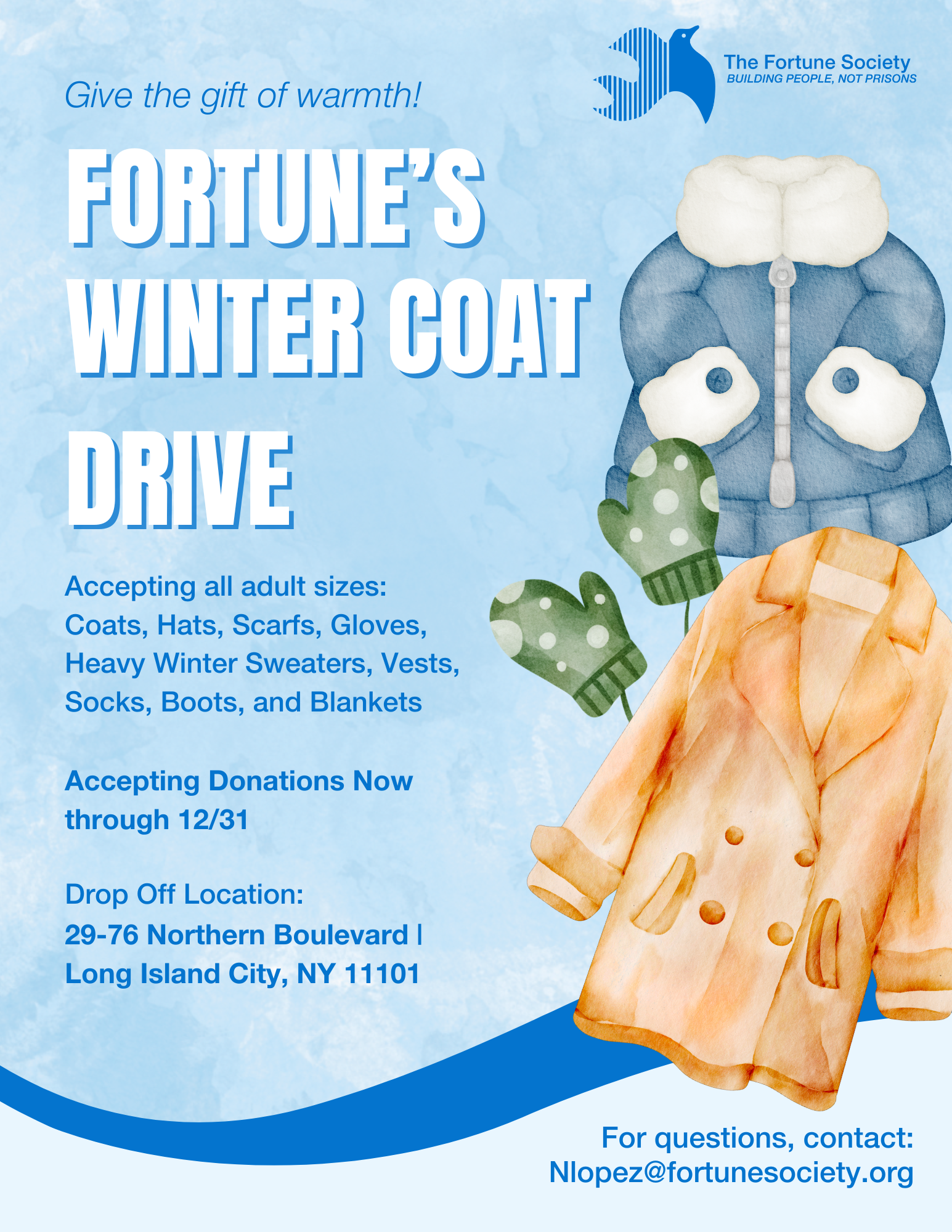 Fortune’s Winter Coat Drive